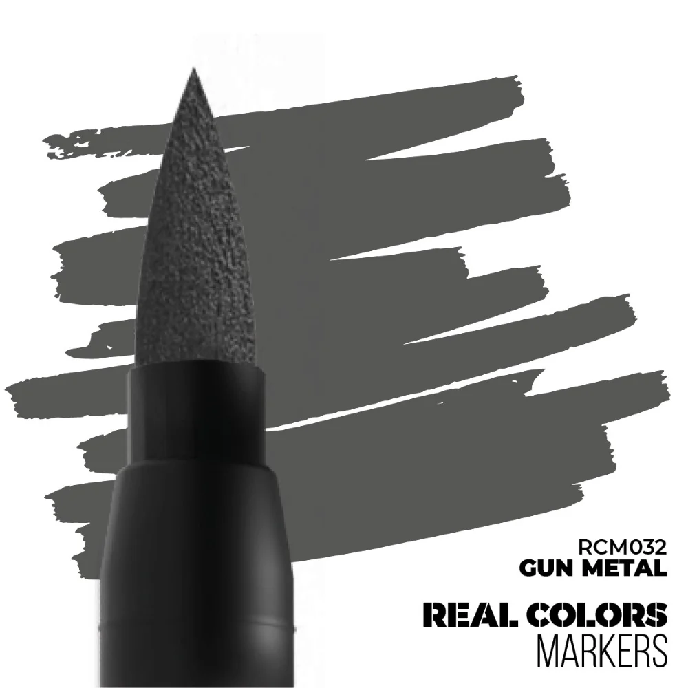 AK Interactive - RC Markers - Gun Metal (Preorder) - Image 2
