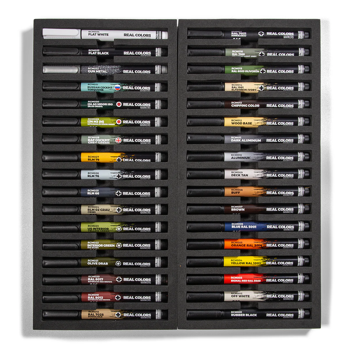 AK Interactive - RC Markers - Special Box Real Colors Markers - 34 Units - Image 3