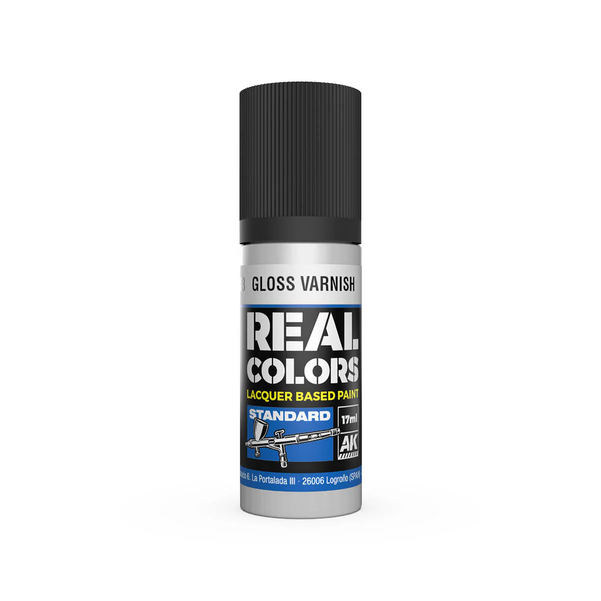 AK Interactive Real Colours Lacquer Base Paint 17ml - Gloss Varnish