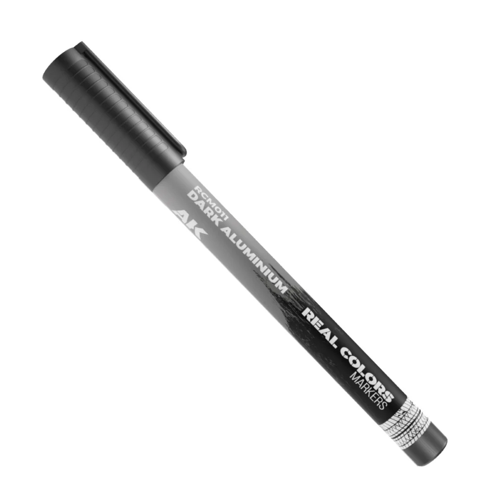 AK Interactive Real Colours Marker - Dark Aluminium
