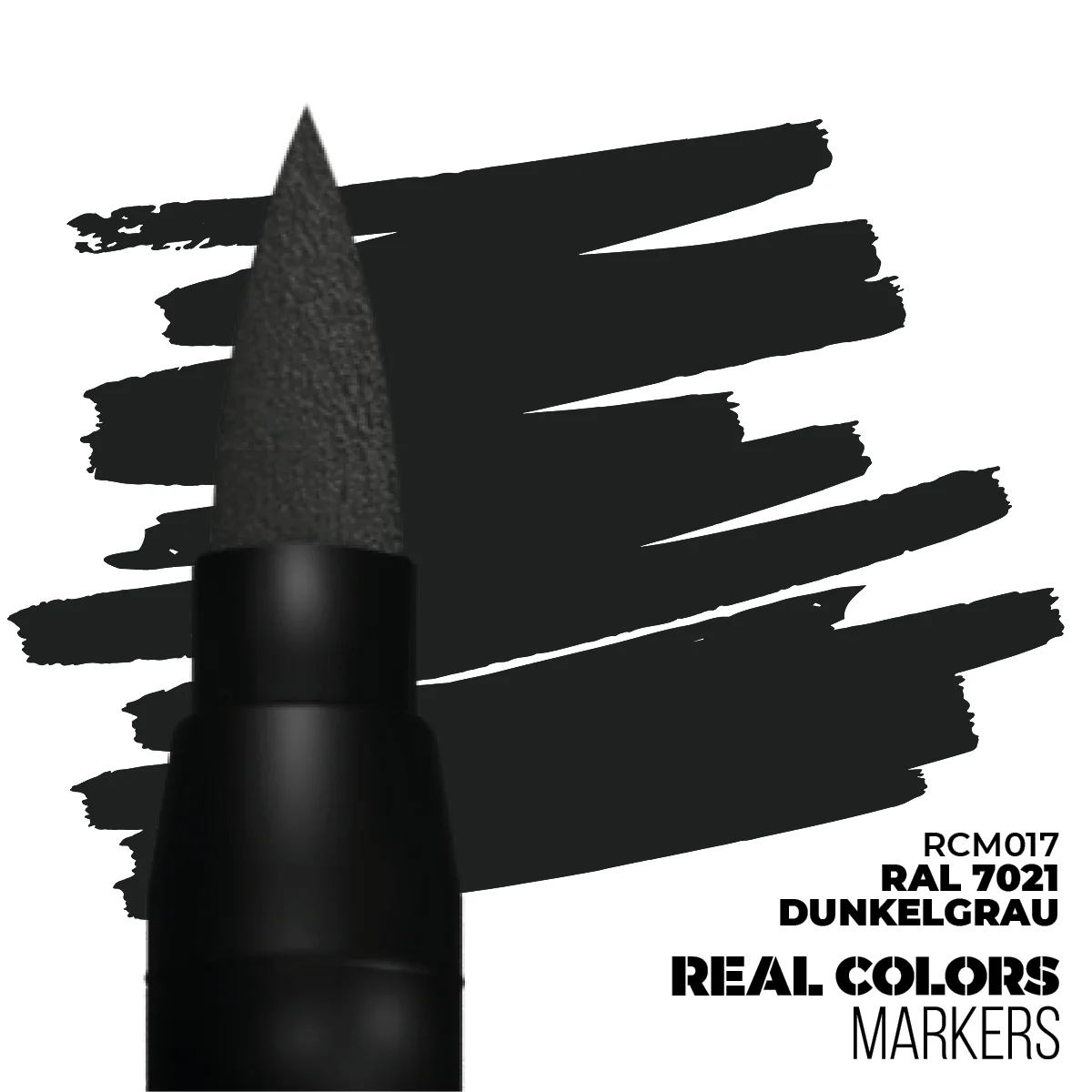 AK Interactive Real Colours Marker - Dark Grey RAL 7021 - Image 2