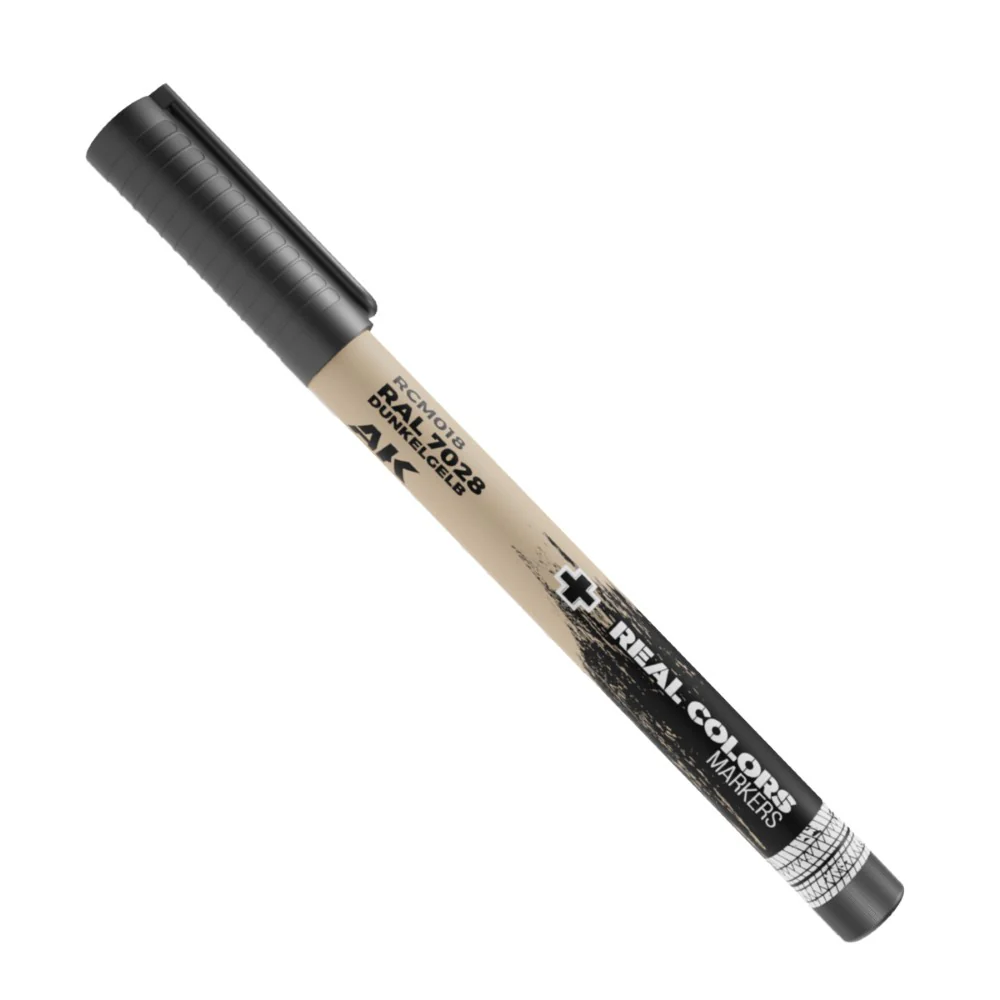 AK Interactive Real Colours Marker - Dark Yellow RAL 7028