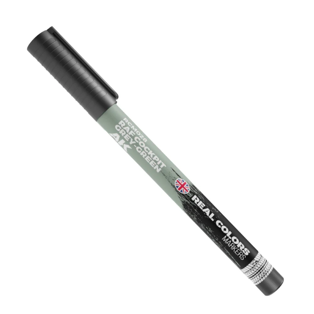 AK Interactive Real Colours Marker - RAF Cockpit Grey-Green