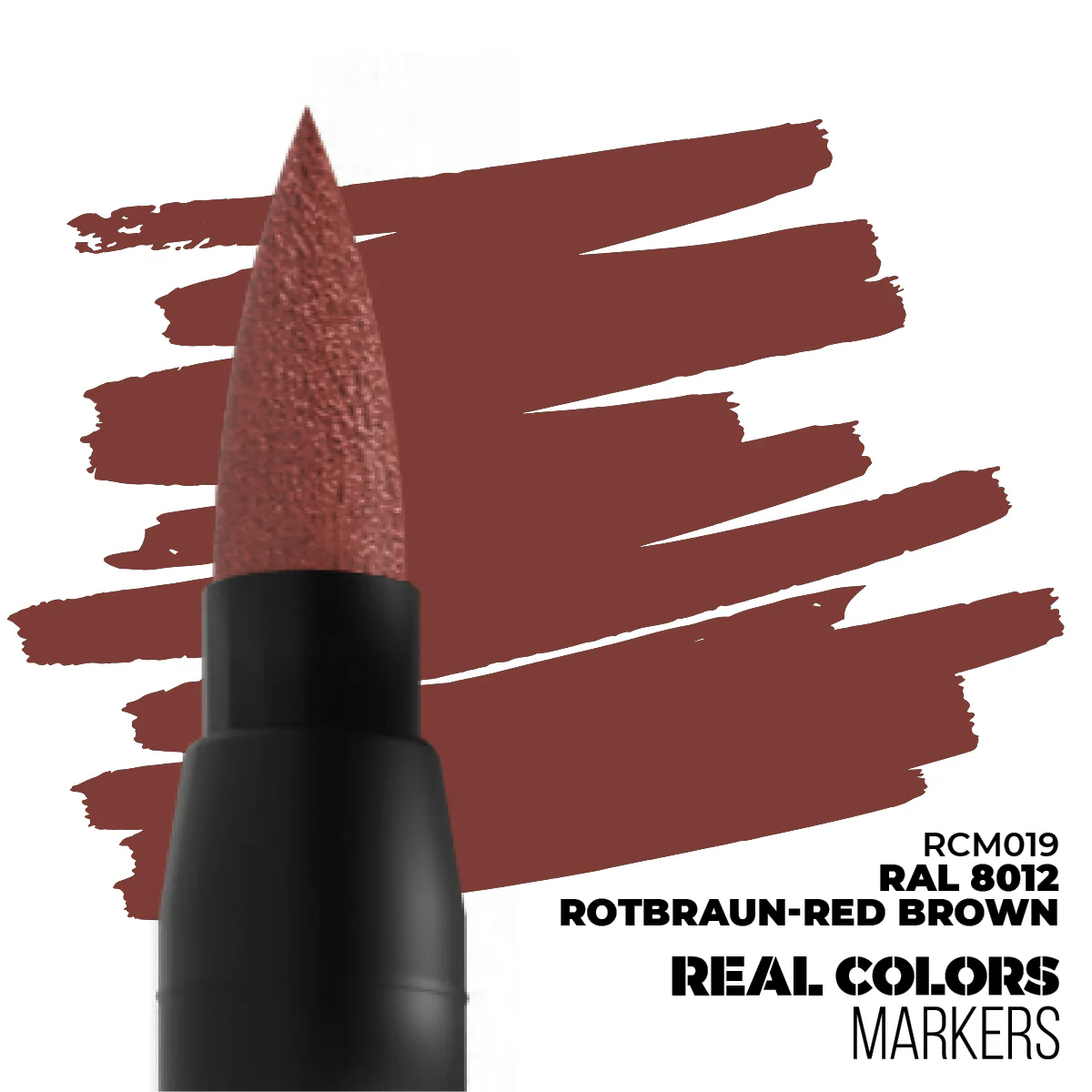 AK Interactive Real Colours Marker - Rotbraun-Red Brown RAL 8012 - Image 2
