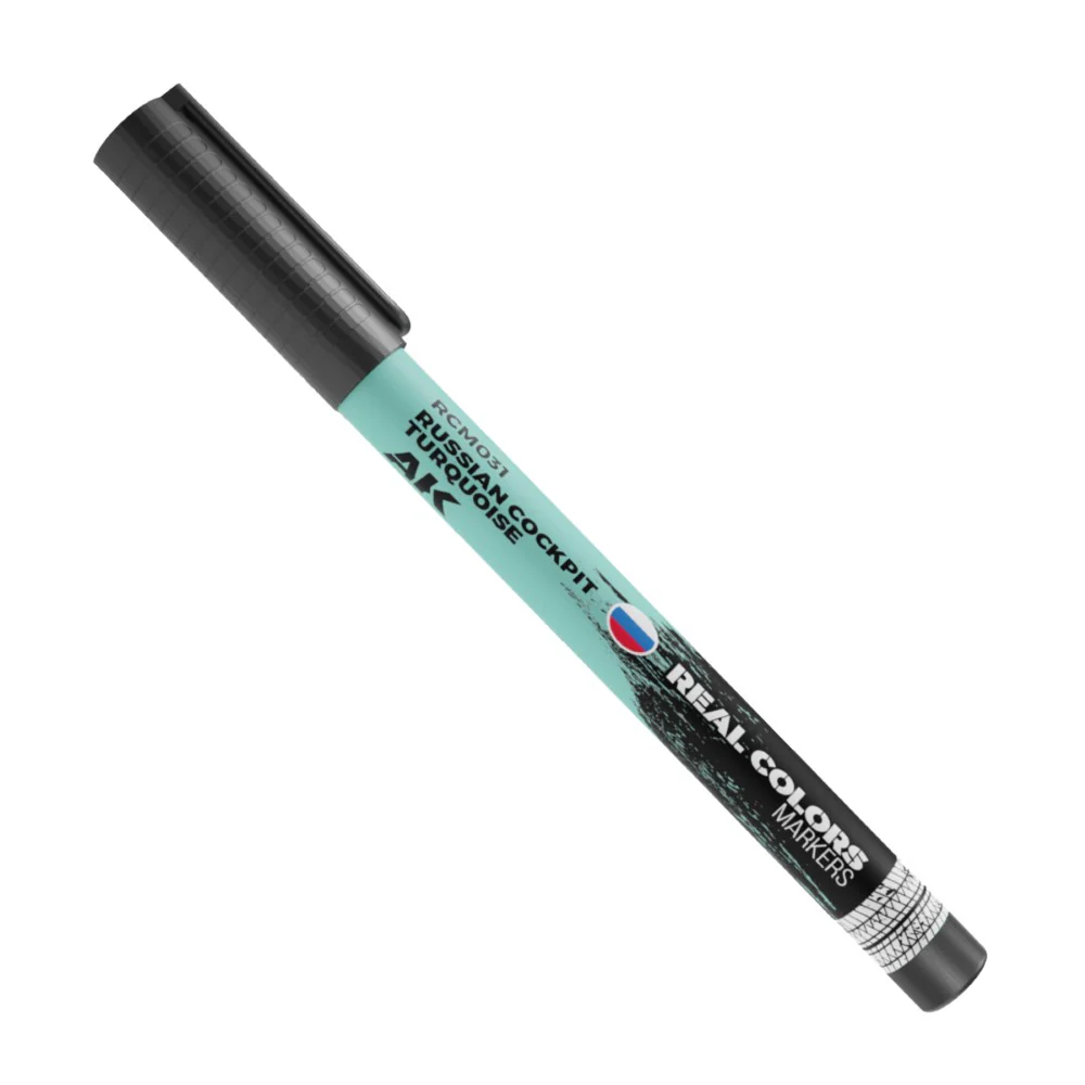 AK Interactive Real Colours Marker - Russian Cockpit Turquoise