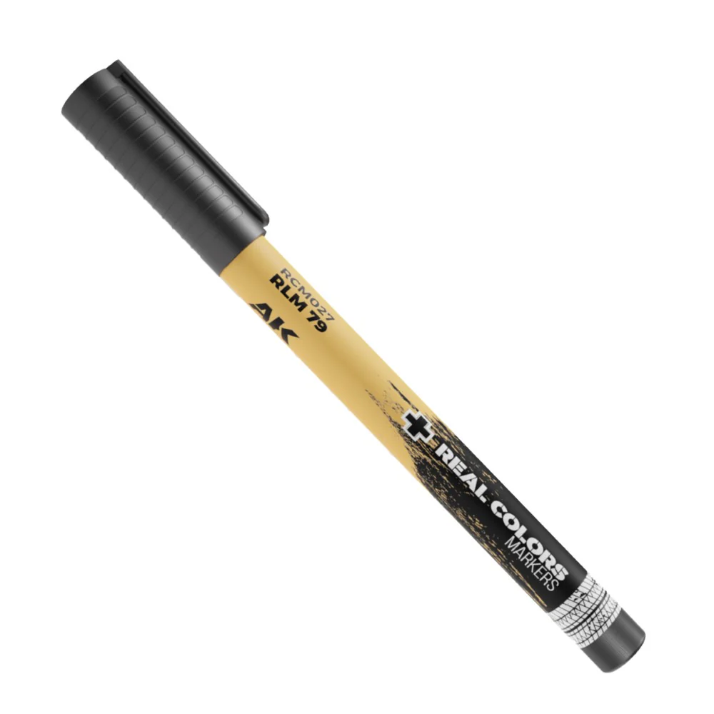 AK Interactive Real Colours Marker - Sand Yellow RLM 79