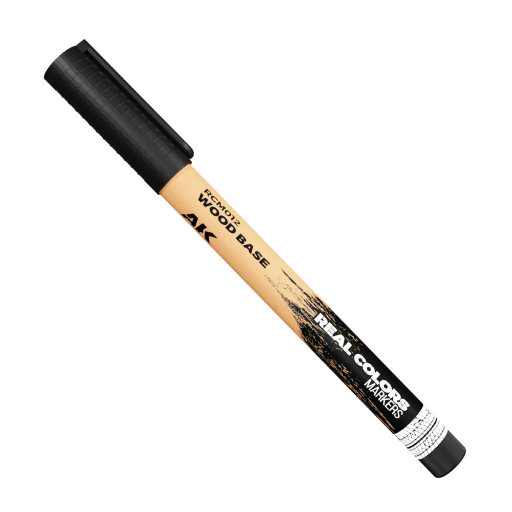 AK Interactive Real Colours Marker - Wood Base
