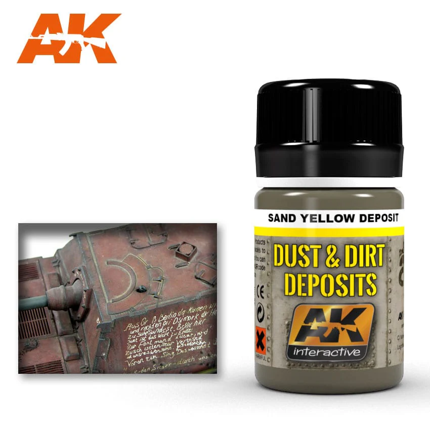 AK Interactive Sand Yellow Deposit 35ml