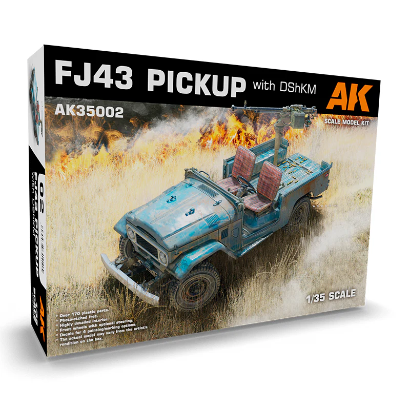 AK Interactive - Scale Models  - FJ43 Pickup With DShKM