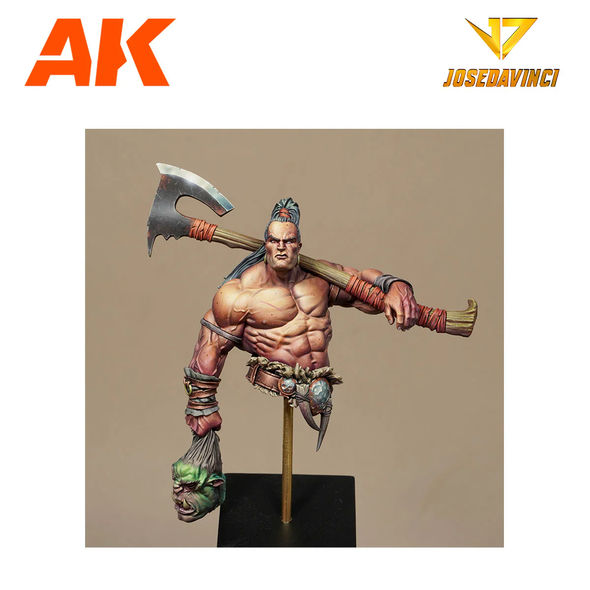 AK Interactive Shadows of Kadazra Raldrak Bust Figure - Image 2