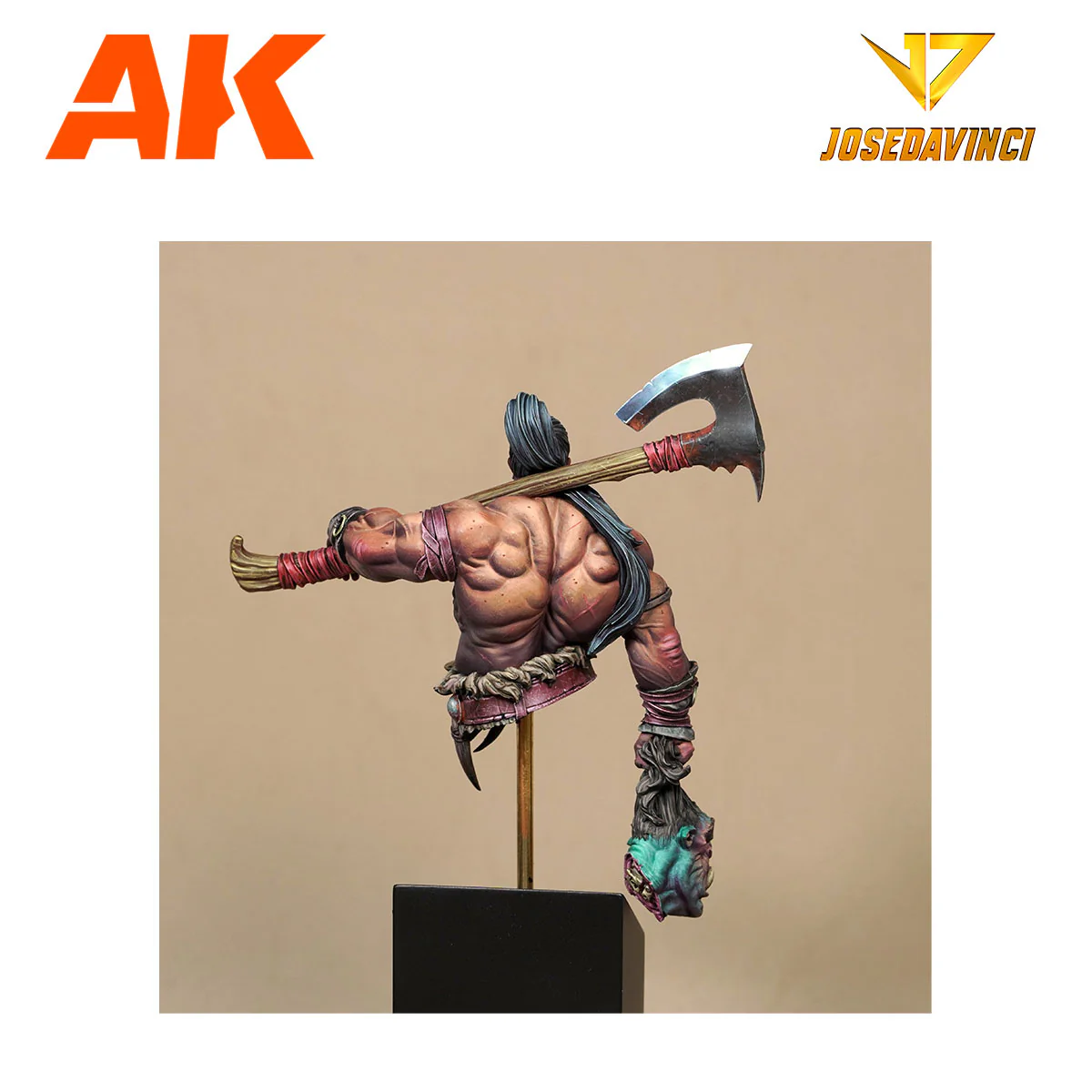 AK Interactive Shadows of Kadazra Raldrak Bust Figure - Image 3