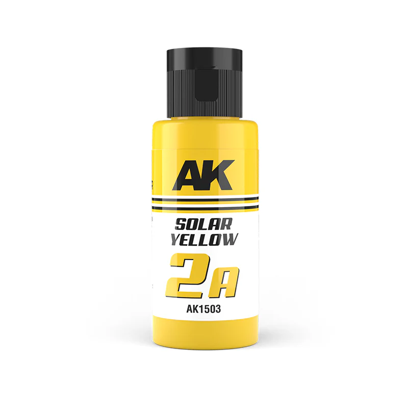 AK Interactive Solar Yellow and Pluto Stone Dual Exo Acrylic Paint Set - Image 2