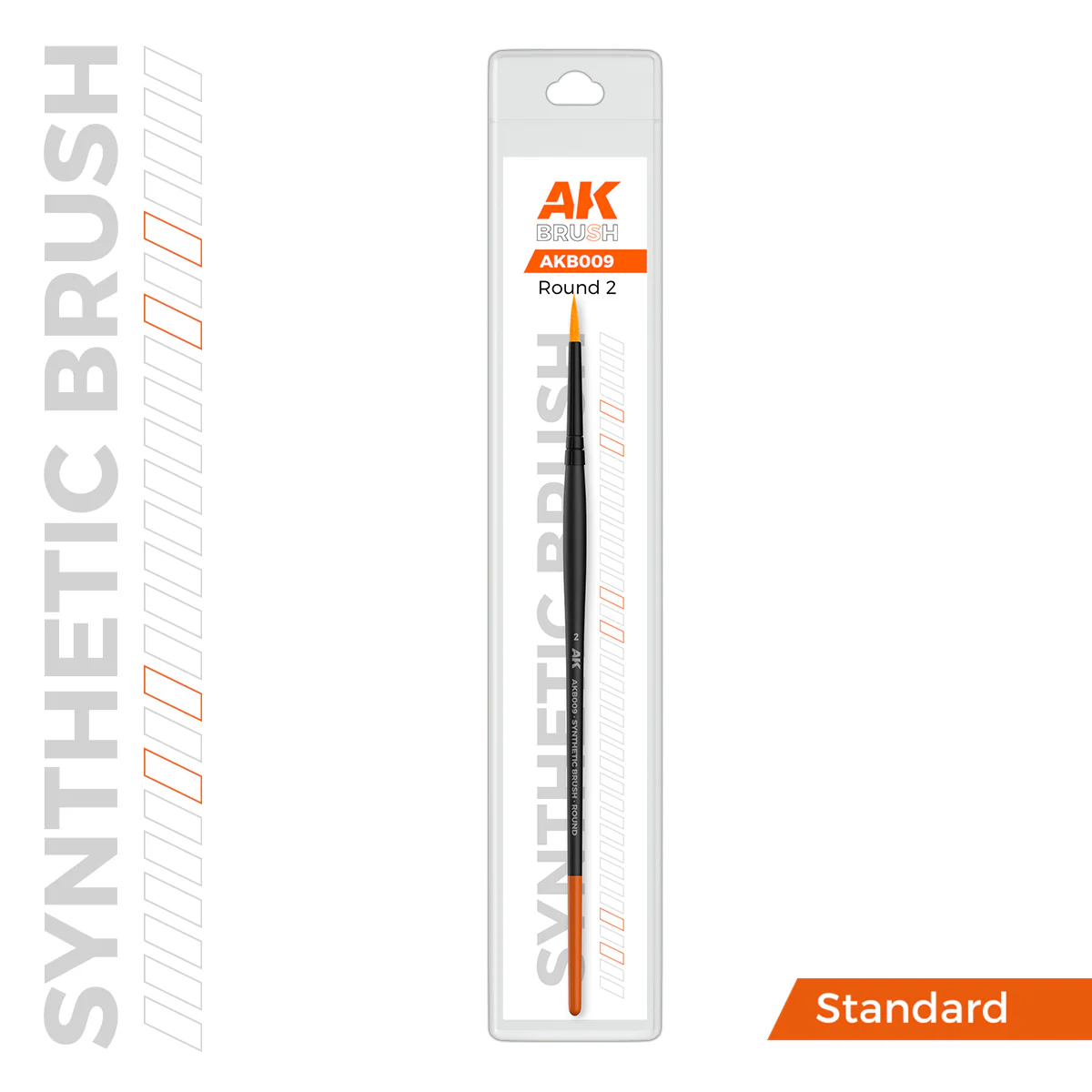 AK Interactive Synthetic Round Brush Size 2