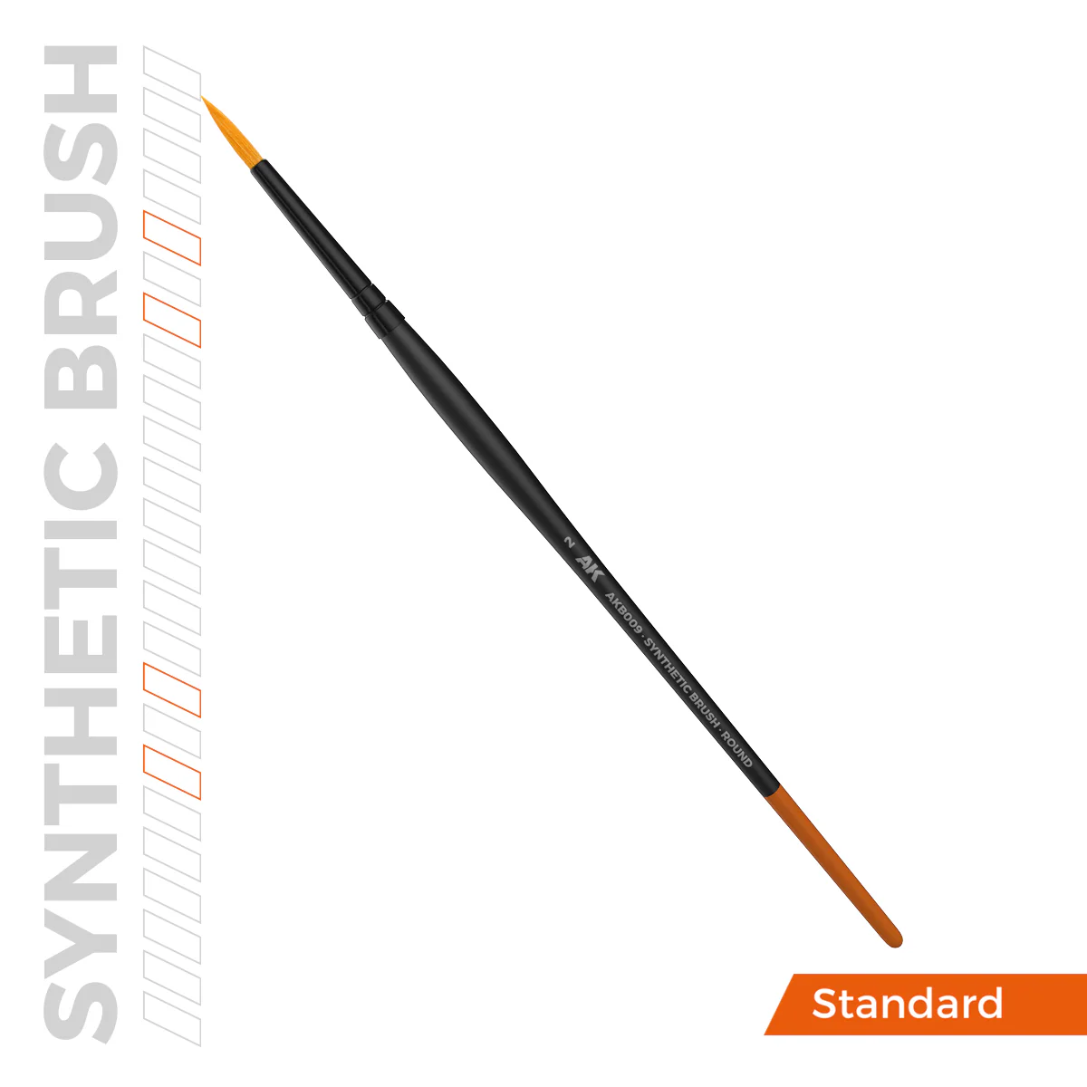 AK Interactive Synthetic Round Brush Size 2 - Image 3