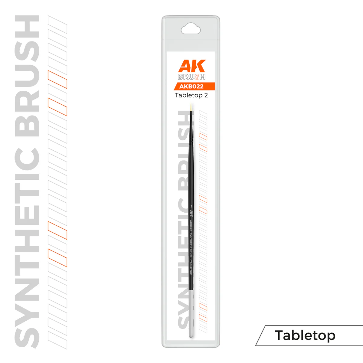 AK Interactive Synthetic Tabletop Brush Size 2