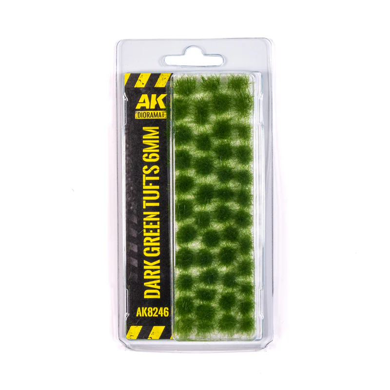 AK Interactive - Vegetation - Dark Green Tufts 6mm