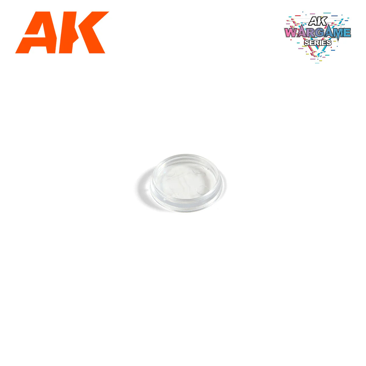 Ak Interactive Wargame Accesories - Clear Hollow Base 25mm - 10 Units - Image 2