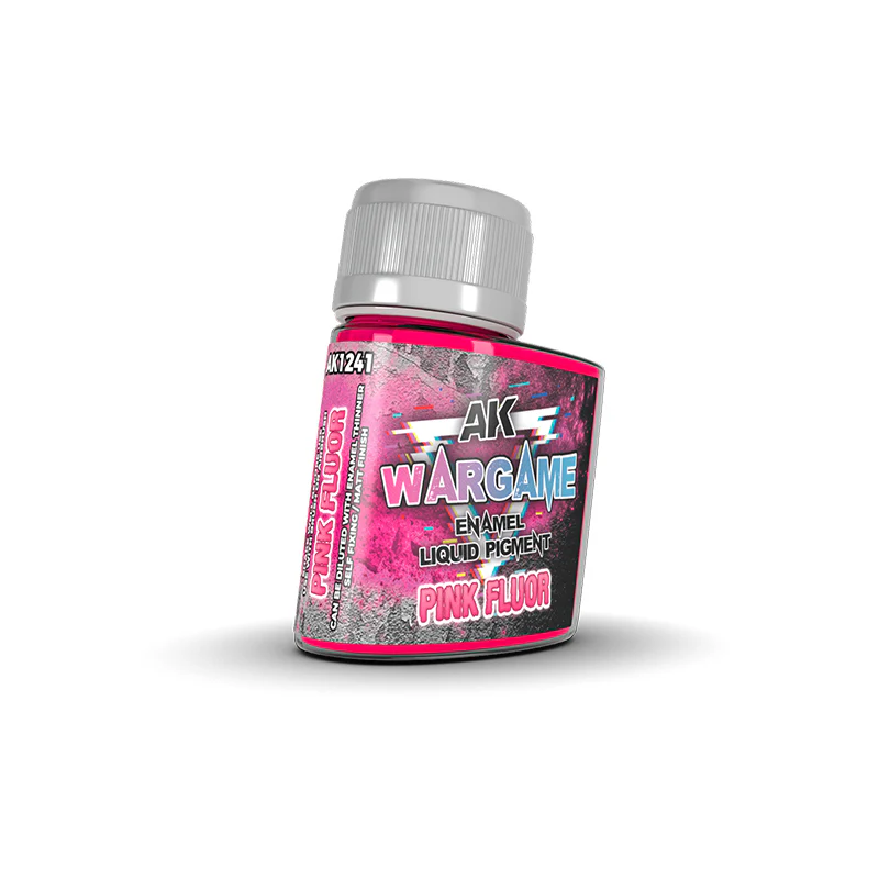 AK Interactive Wargame Enamel Liquid Pigment 35ml - Pink Fluor