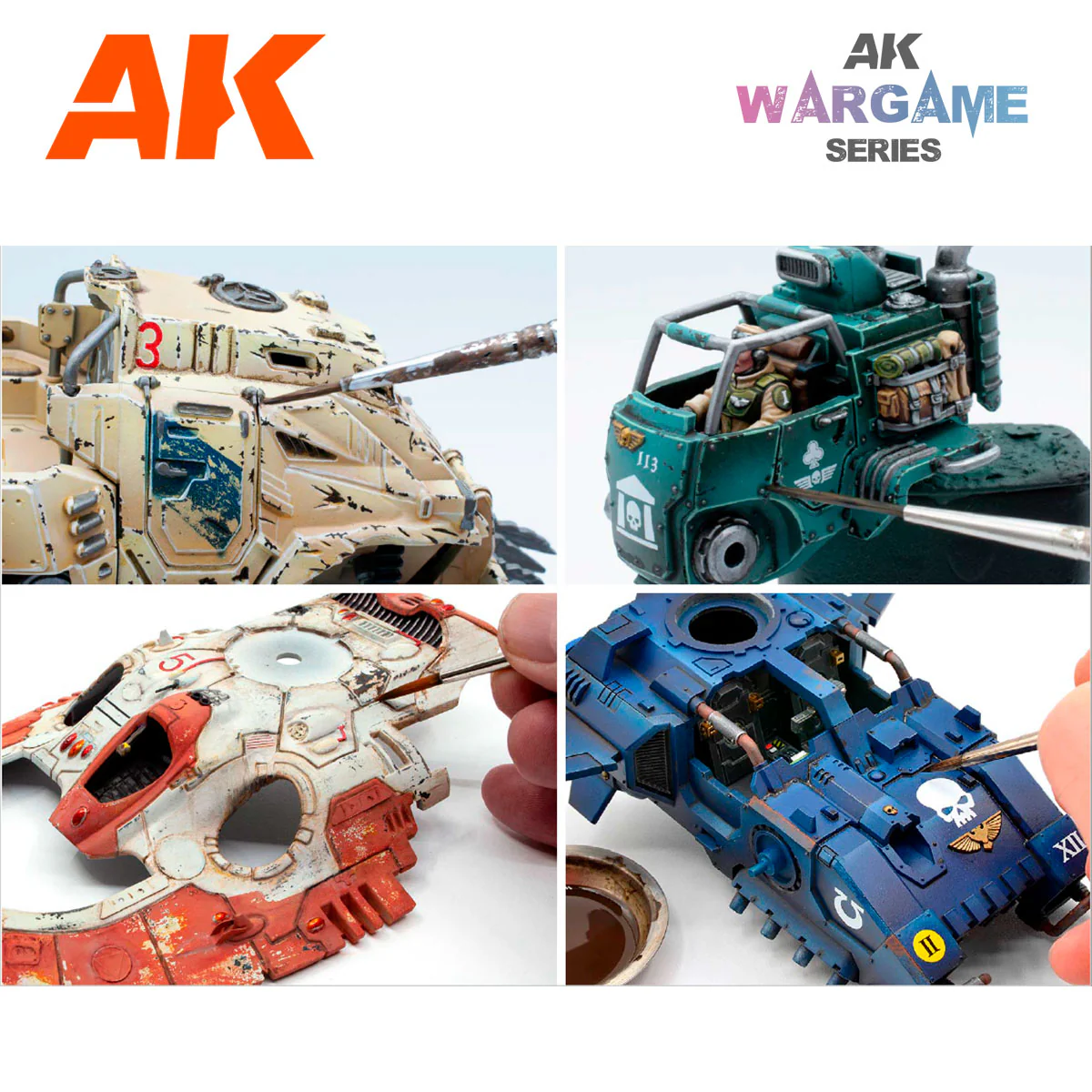 AK Interactive Wargame Series Wash 35ml - Deep Blue - Image 2