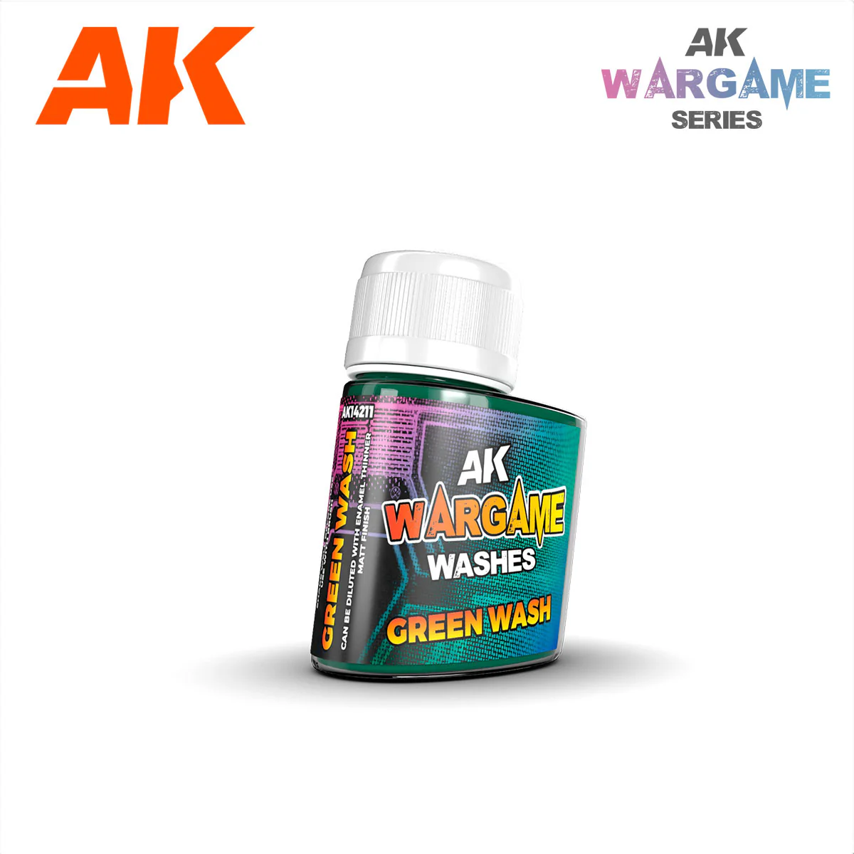 AK Interactive Wargame Series Washes 35ml - Green Wash