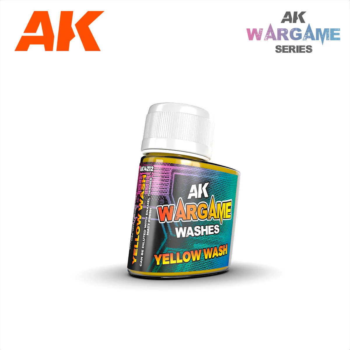 AK Interactive Wargame Series Washes 35ml - Yellow Wash