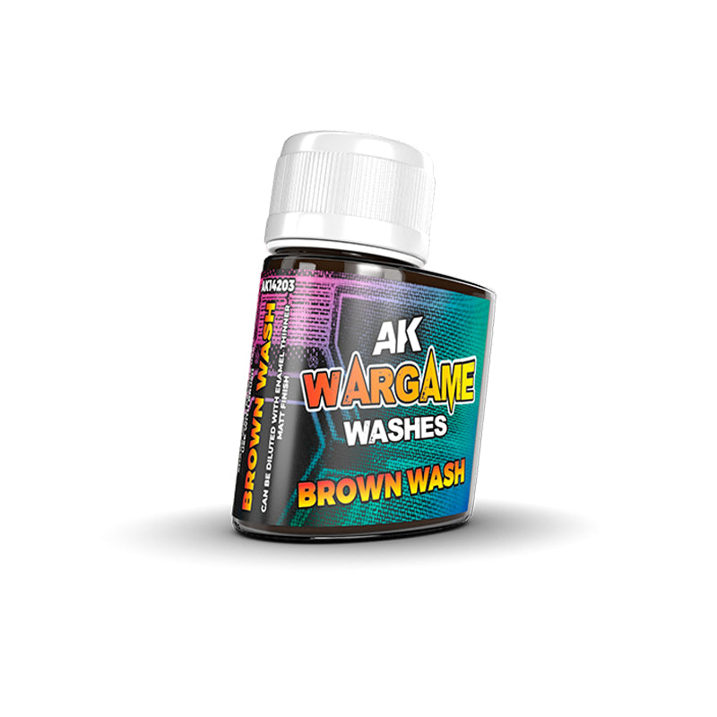 AK Interactive Wargame Wash 35ml - Brown