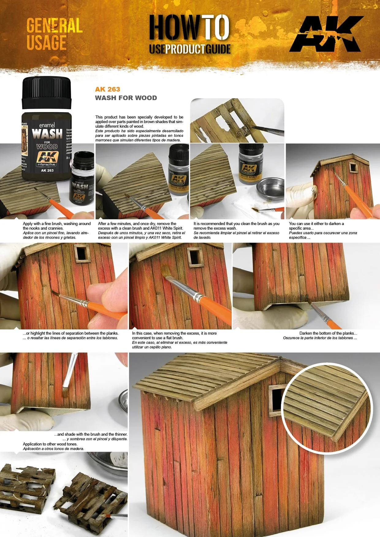 AK Interactive Wash for Wood 35ml - Image 2