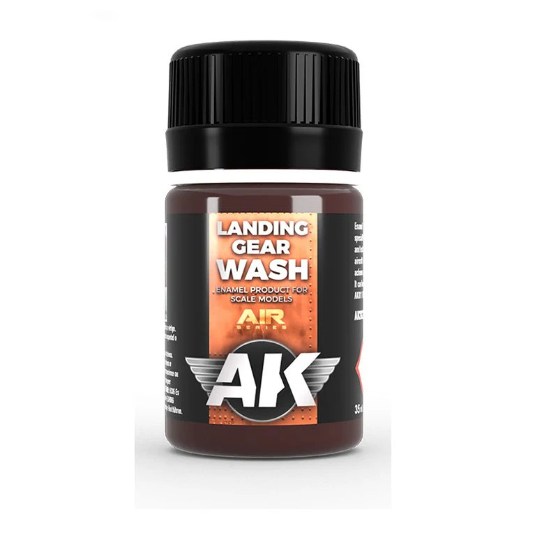 AK Interactive Weathering Enamel Wash for Landing Gear 35ml