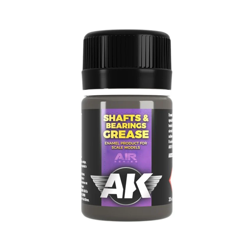 AK Interactive Weathering Enamel Wash for Shafts and Bearings 35 ml