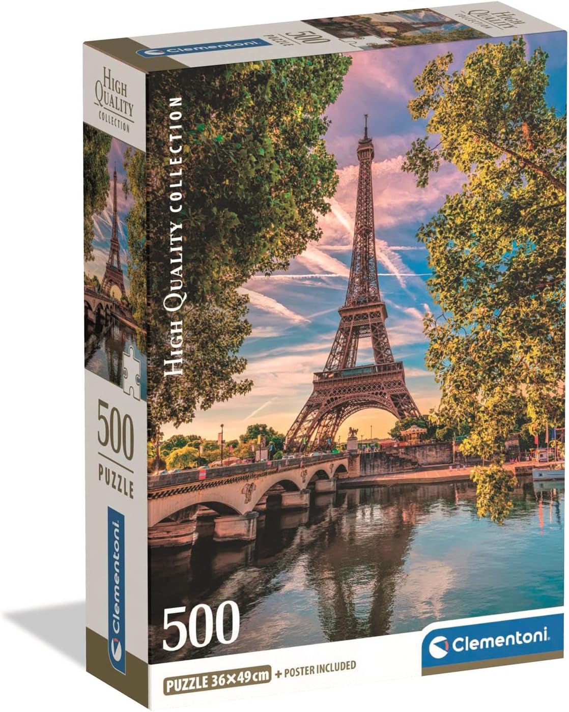 Along The Seine 500 Piece Jigsaw (Compact)