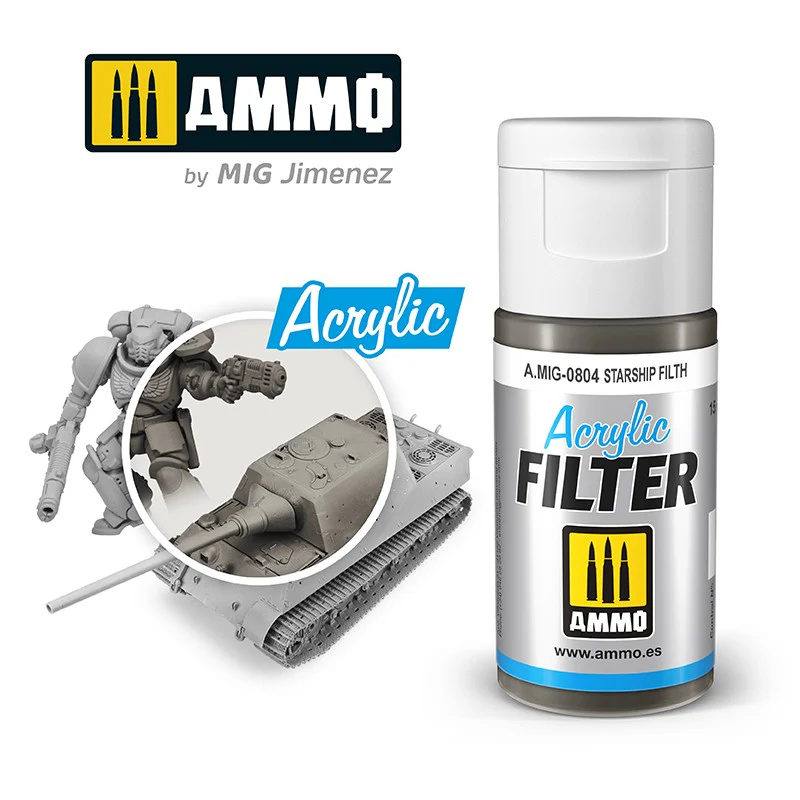 Ammo by MIG Acrylic Filter 15ml - Starship Filth