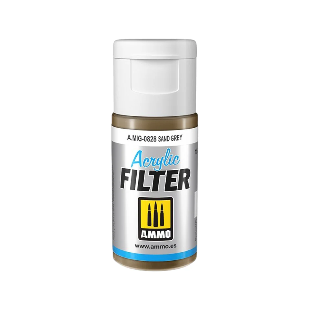 Ammo by MIG Acrylic Filter - Sand Grey