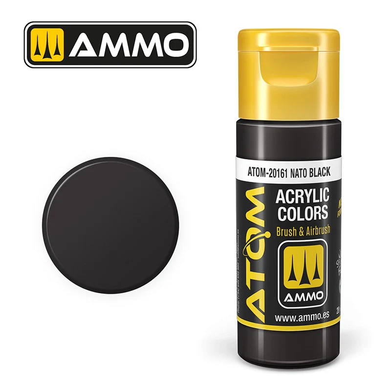 Ammo by MIG - Atom Color - Nato Black 20ml