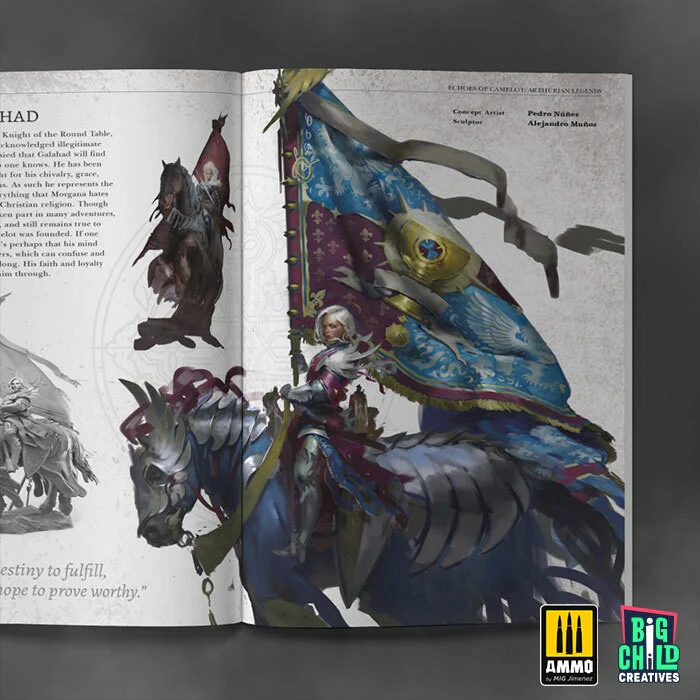 Ammo by MIG - Book - Echoes Of Camelot Artbook And Painting Guide English (Preorder) - Image 4