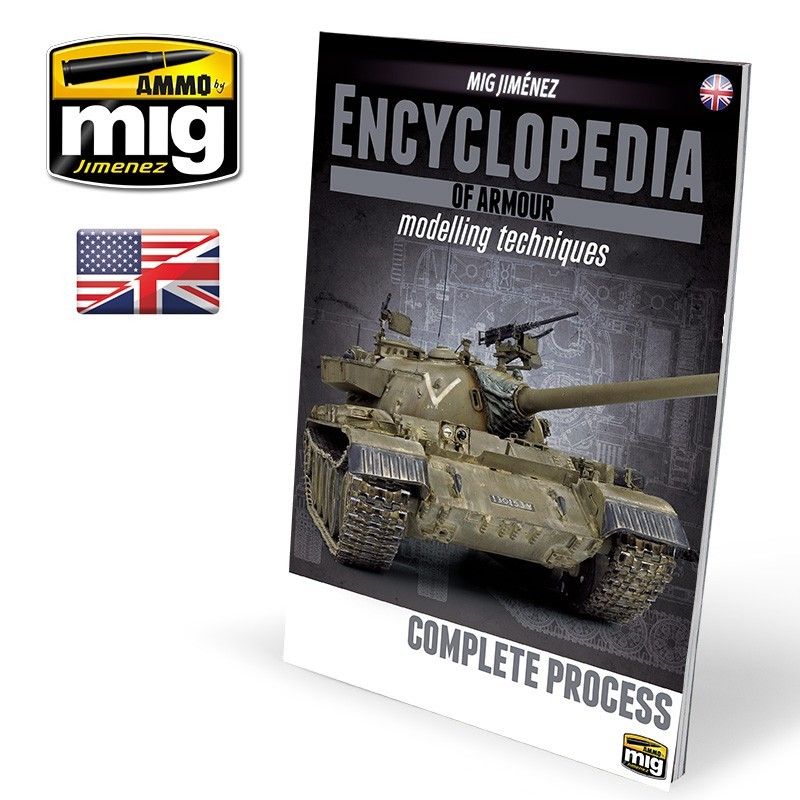 Ammo by MIG - Book - Encyclopedia Of Armour Modelling Techniques – Vol. Extra Complete Process (Preorder)