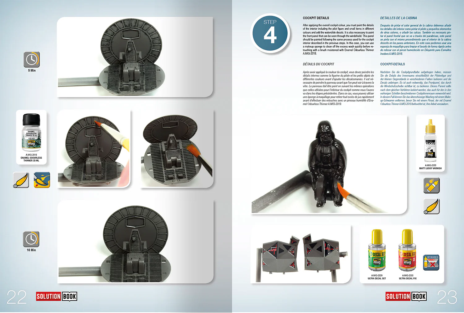 Ammo by MIG - Book - How To Paint Imperial Galactic Fighters Solution Book 05 - Image 4