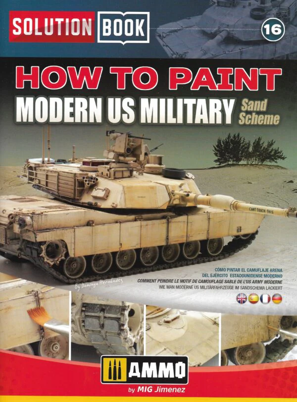 Ammo by MIG - Book - How To Paint Modern Us Military Sand Scheme Solution Book 16