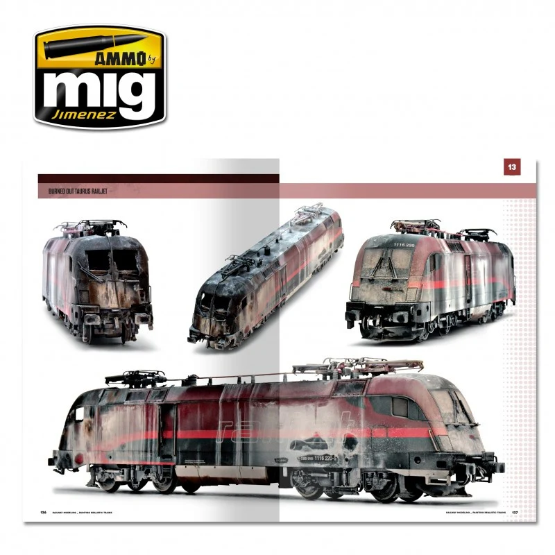 Ammo by MIG - Book - Modelling School – Railway Modeling: Painting Realistic Trains - Image 4