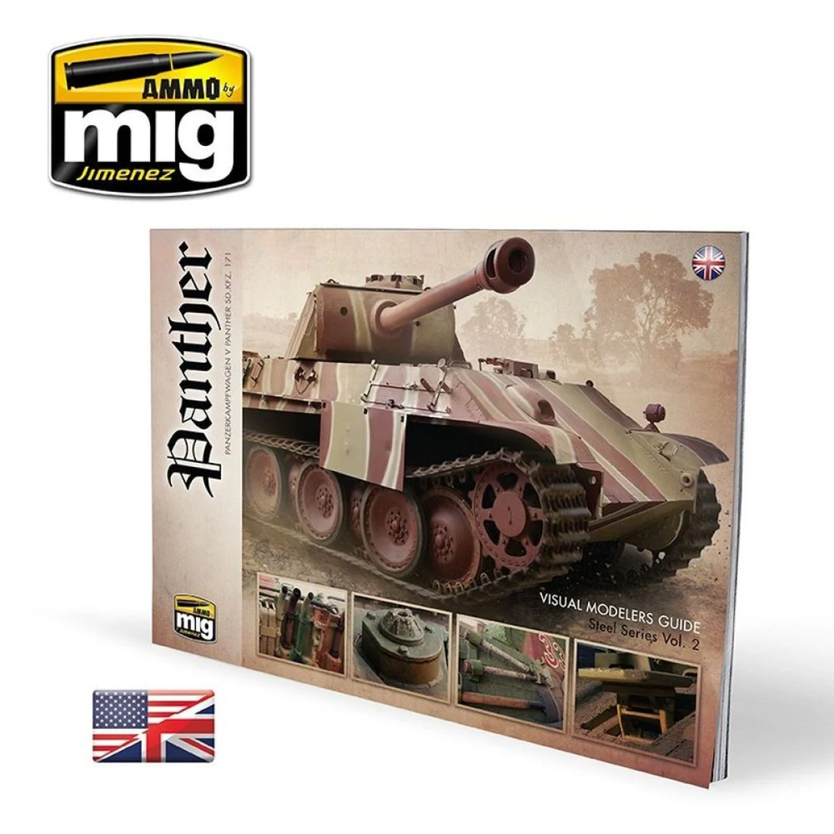 Ammo by MIG - Book - Panther – Visual Modelers Guide (Preorder)