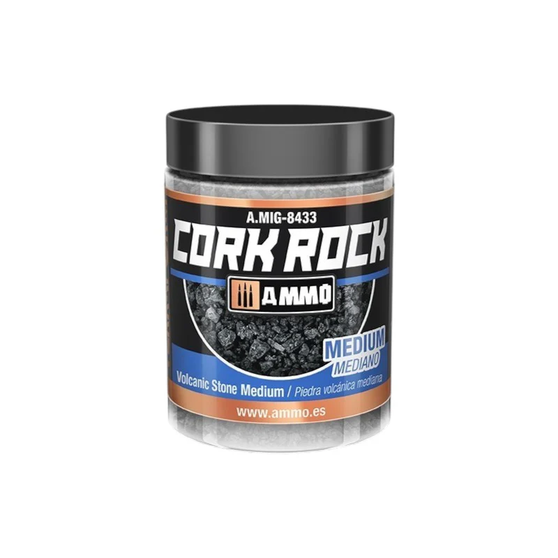 Ammo by MIG - Dioramas Terraform Cork Rock 100ml - Volcanic Rock Medium