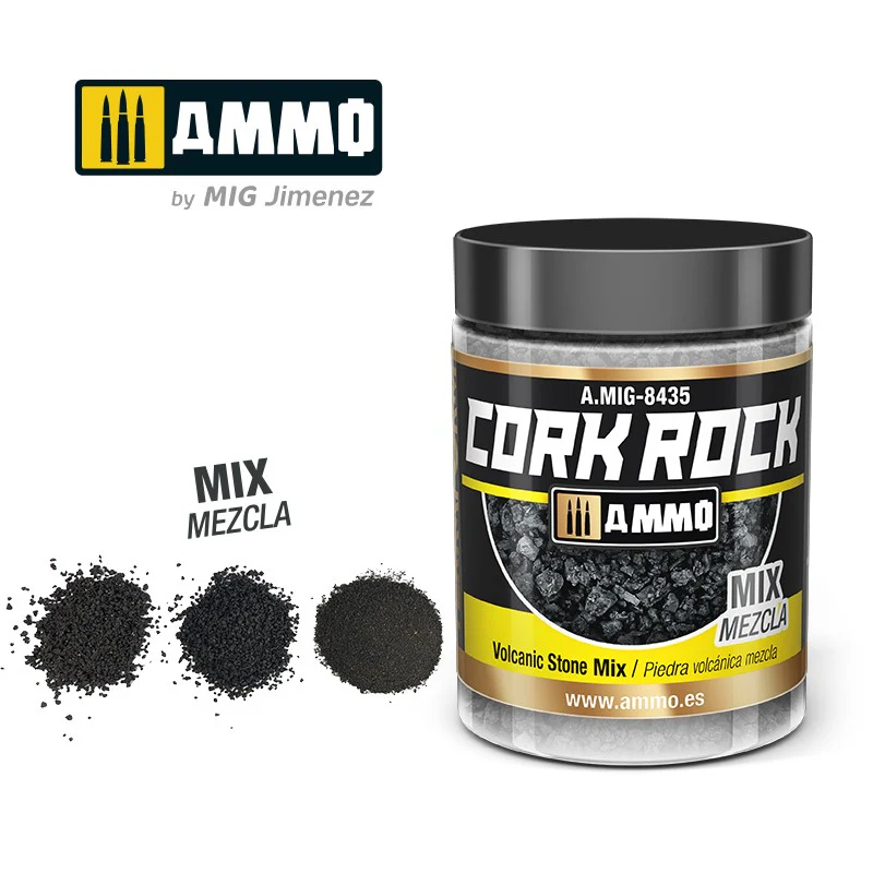 Ammo by MIG Dioramas Terraform Cork Rock - Volcanic Rock Mix 100ml