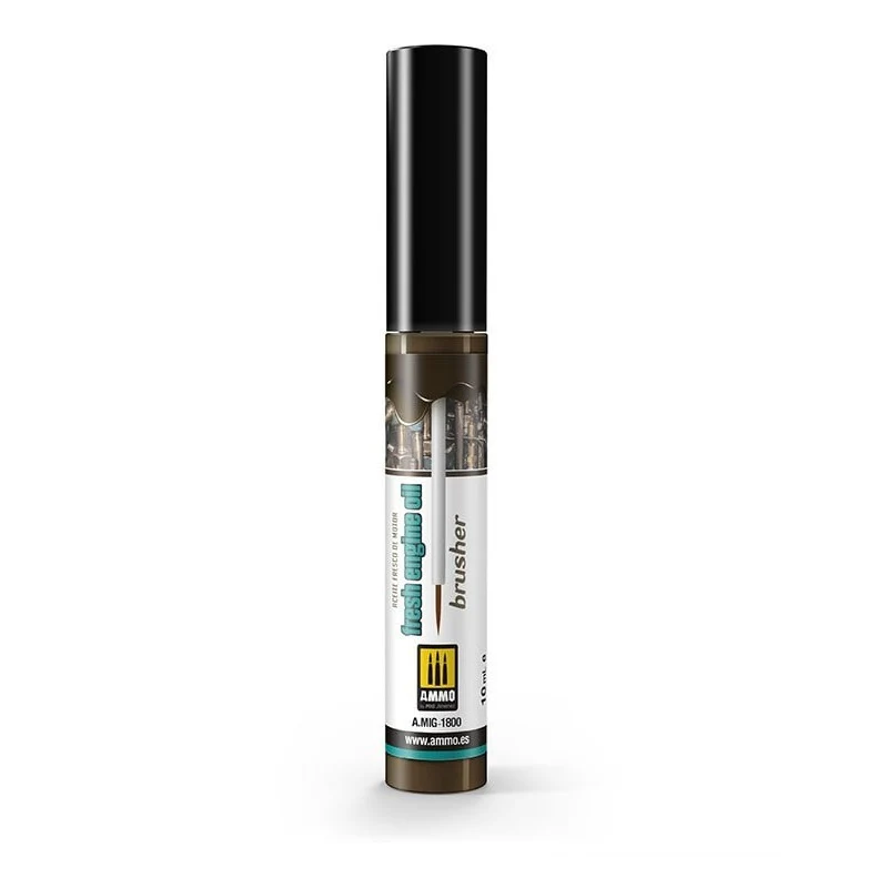 Ammo by MIG Effects Brusher 10ml - Fresh Engine Oil