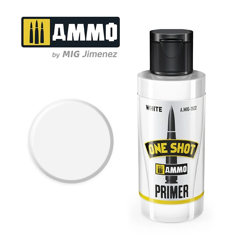 Ammo by MIG One Shot Primer 60ml - White - Image 2