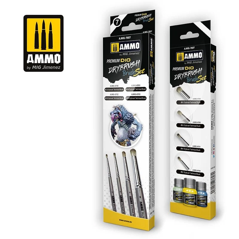 Ammo by Mig Premium Dio Drybrush Set