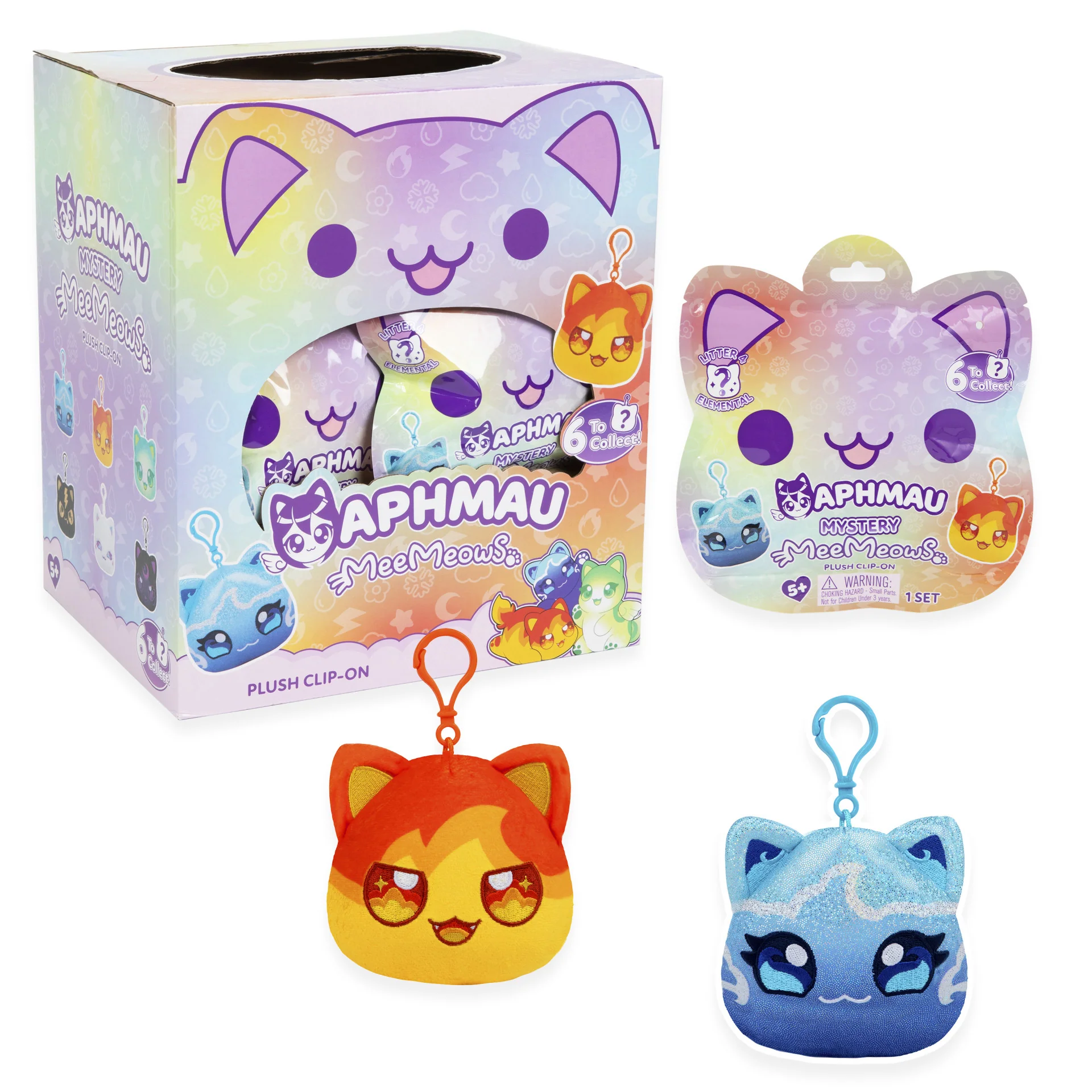 Aphmau - Mystery MeeMeow Catface - Plush Clip-On - Series 4 - Image 3