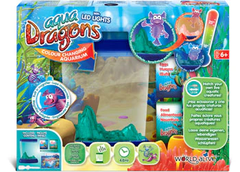 Aqua Dragons - Colour Changing Box Kit with LED Light