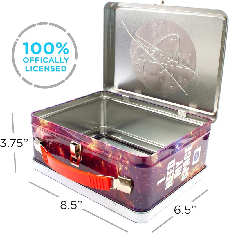 Aquarius Generation 2 NASA Logo Large Tin Lunch Box - Image 2