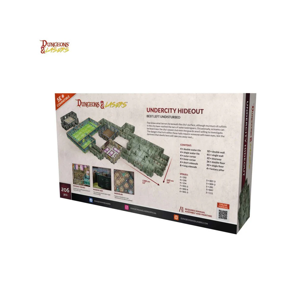 Archon Studio Dungeons and Lasers Undercity Hideout Starter Set - Image 2