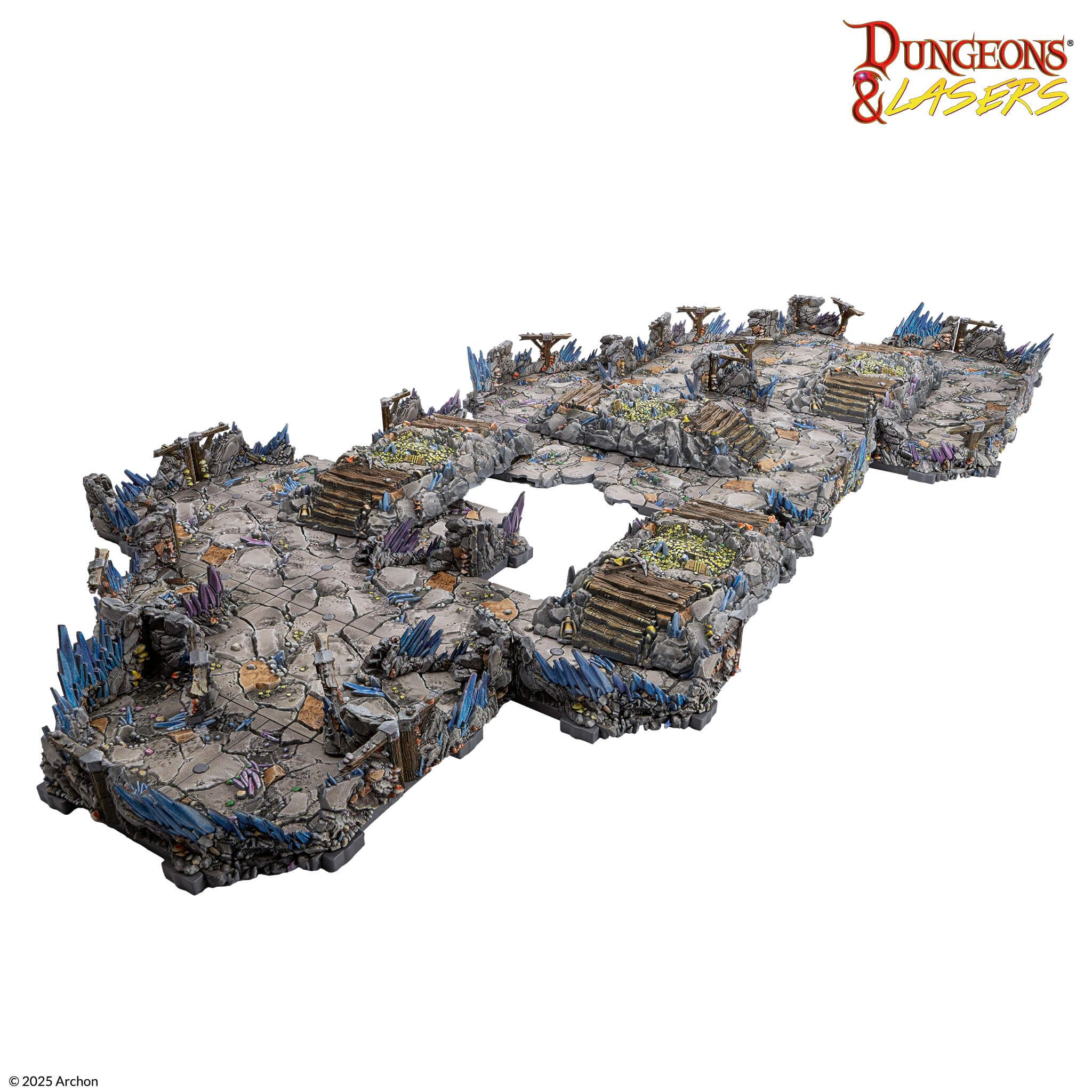 Archon Studio - Dungeons & Lasers: Deep Mines PrismaCast Pre-Painted Terrain - Image 2