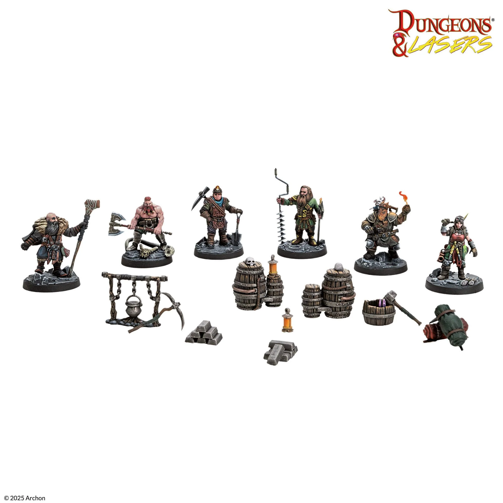 Archon Studio Dungeons & Lasers: Dwarven Miners (DNL0112) - Image 2